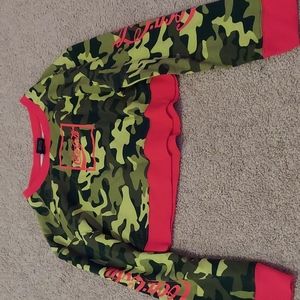 Coca Cola Cropped Hoodie